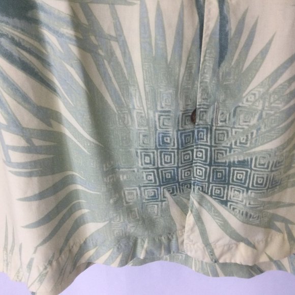 Caribbean Shirt Men's Magnum PI Palm Leaves Vacation Short Sleeve Size M - Picture 4 of 5